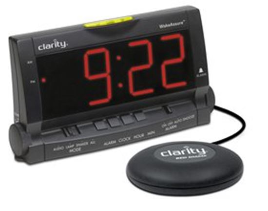 Wake Assure Alarm Clock With Pillow Shaker Diatec